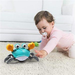 Escape Crawling Crab,Tummy Time Baby Toys,Sensing Interactive Walking DancingToy